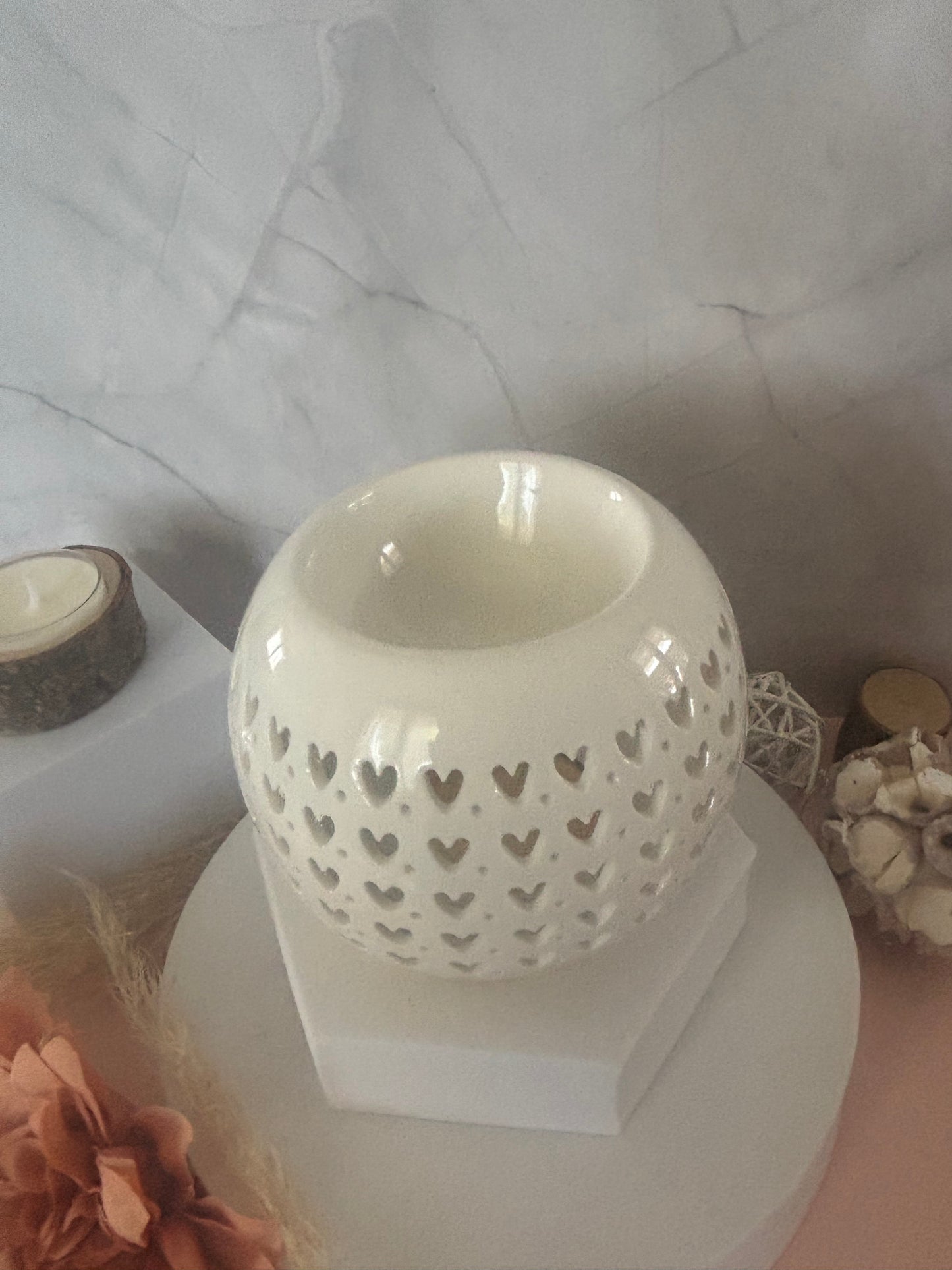 Brûle parfum Série Céramy - Coeur
