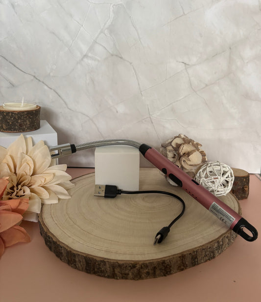 Briquet électronique rechargeable "Rose"