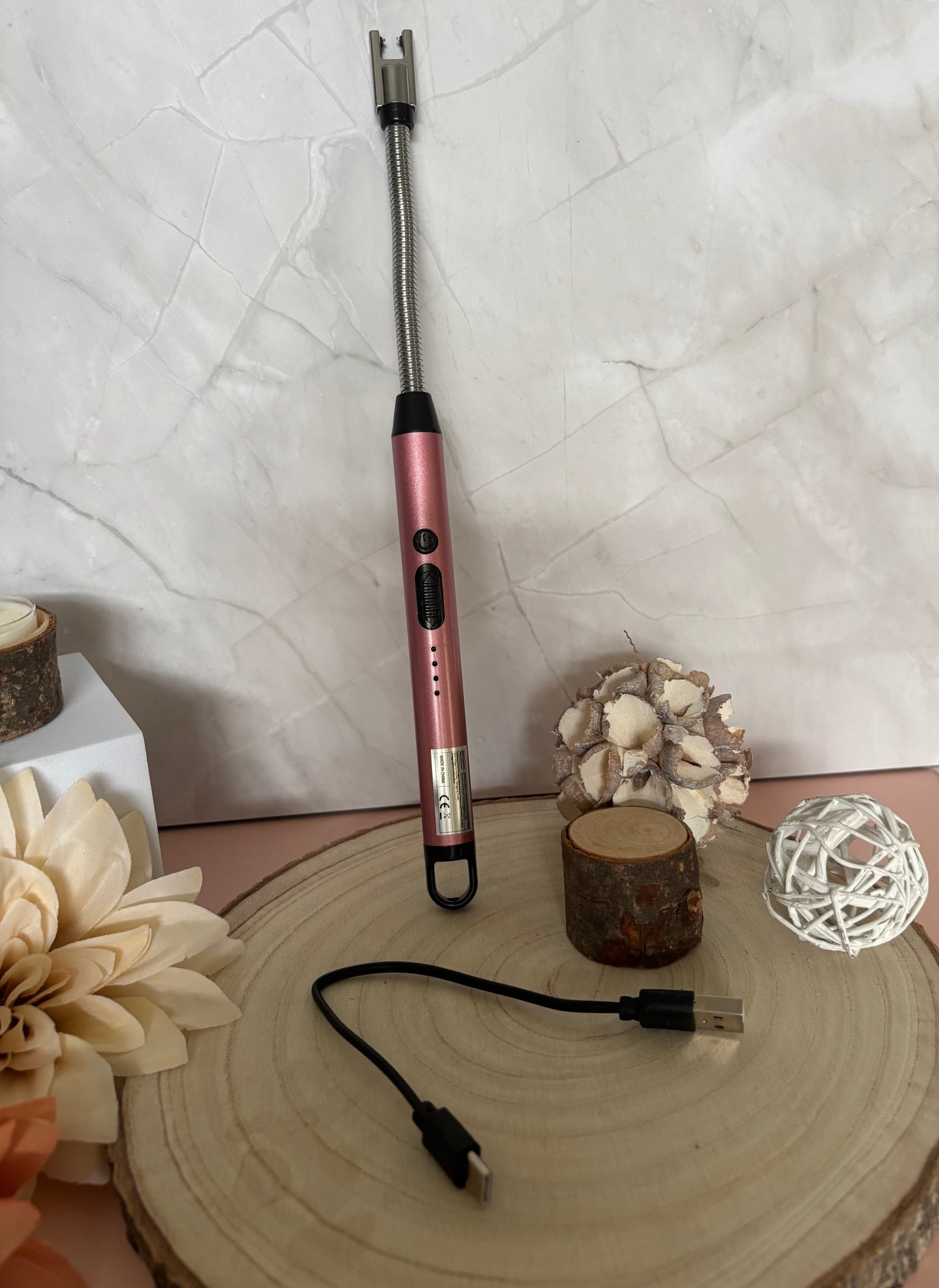 Briquet électronique rechargeable "Rose"