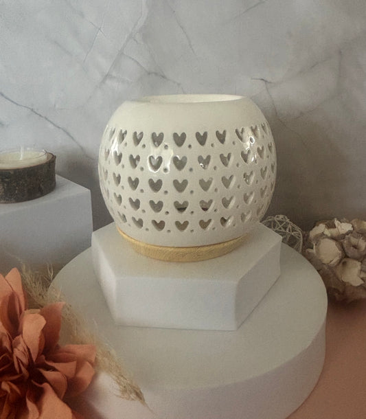 Brûle parfum Série Céramy - Coeur