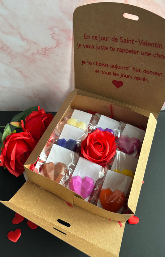 Box de 8 fondants coeur