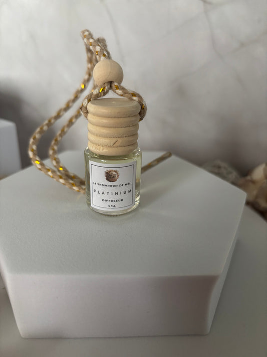 Diffuseur de voiture suspendu "cylindrique"- Platinium