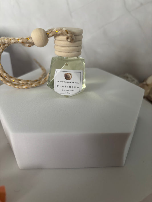 Diffuseur de voiture suspendu "losange" - Platinium