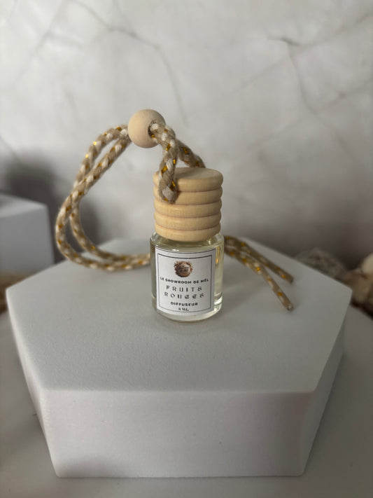 Diffuseur de voiture suspendu "cylindrique"- Fruits Rouges