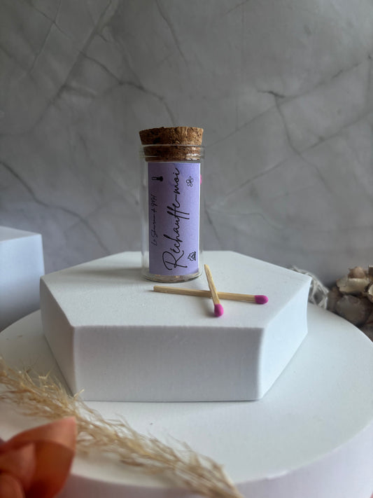 Allumettes "Réchauffe-moi"