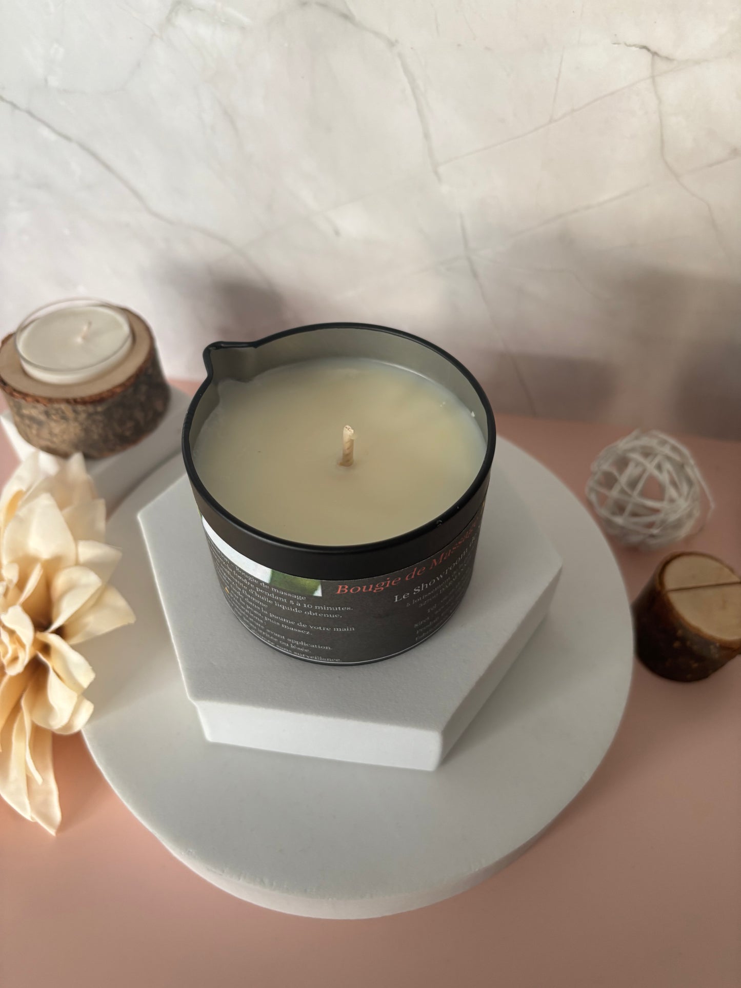 Bougie de massage Noix de coco