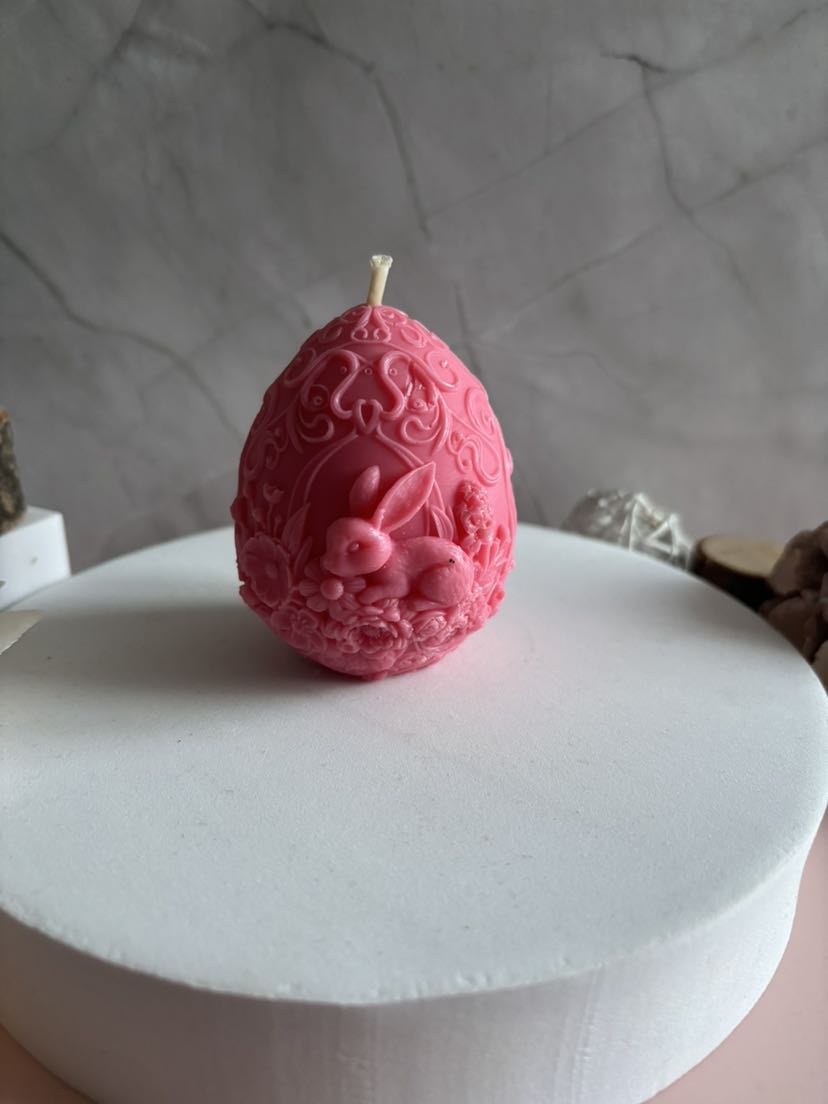 Bougie Vanille oeuf rouge