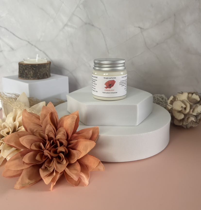 Mini-Bougie Coquelicot