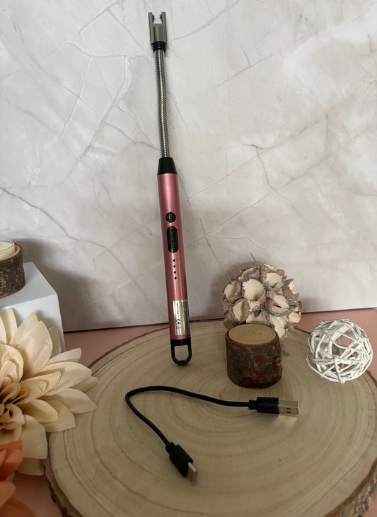 Briquet électronique rechargeable "Rose"