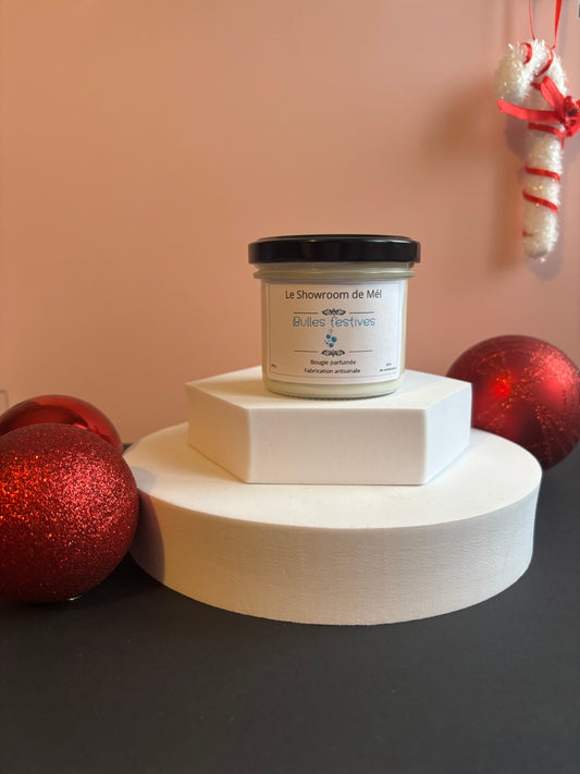 Bougie Bulles festives