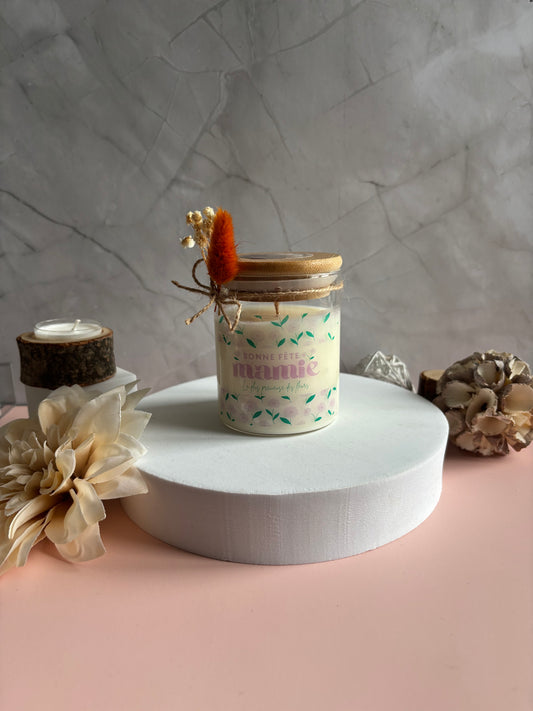Bougie Framboise "Fêtes des grands-Mères"
