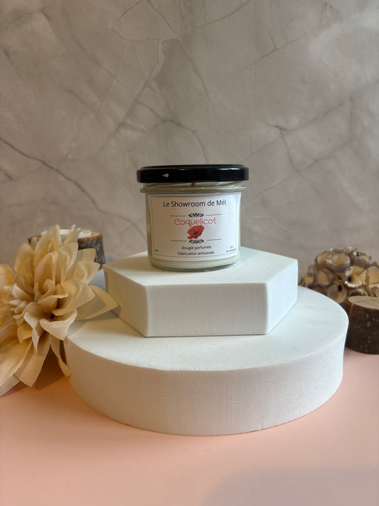 Bougie Coquelicot
