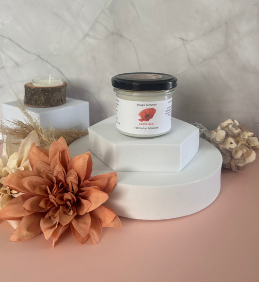 Bougie Coquelicot