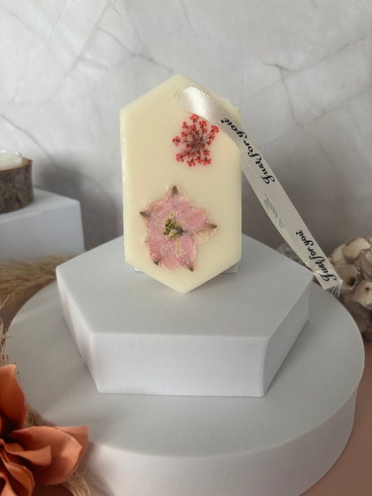 Suspension Parfumée - Fleur de Coton - losange