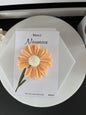 Fondant Fleur Mandarine " Merci nounou"