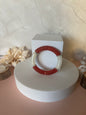 ❤️ Bracelet Douceur Passion — rouge, ivoire & argenté