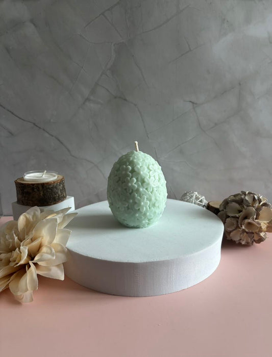 Bougie Vanille oeuf vert