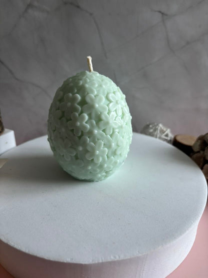 Bougie Vanille oeuf vert