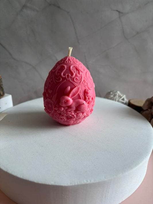 Bougie Vanille oeuf rouge