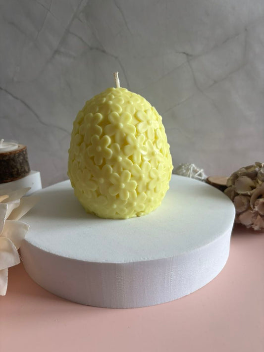 Bougie Vanille oeuf jaune