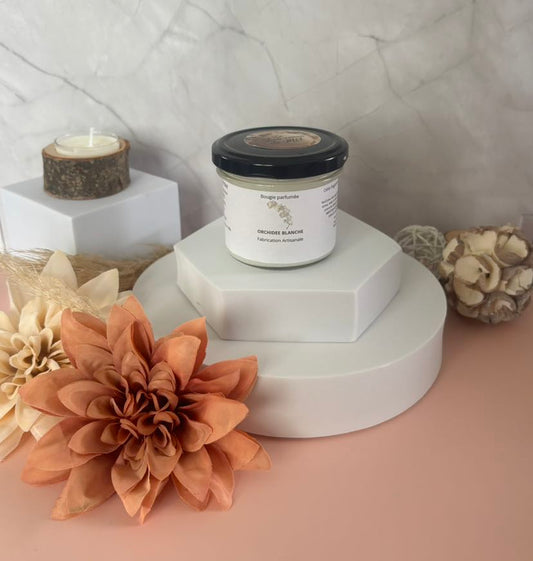Bougie Orchidée Blanche